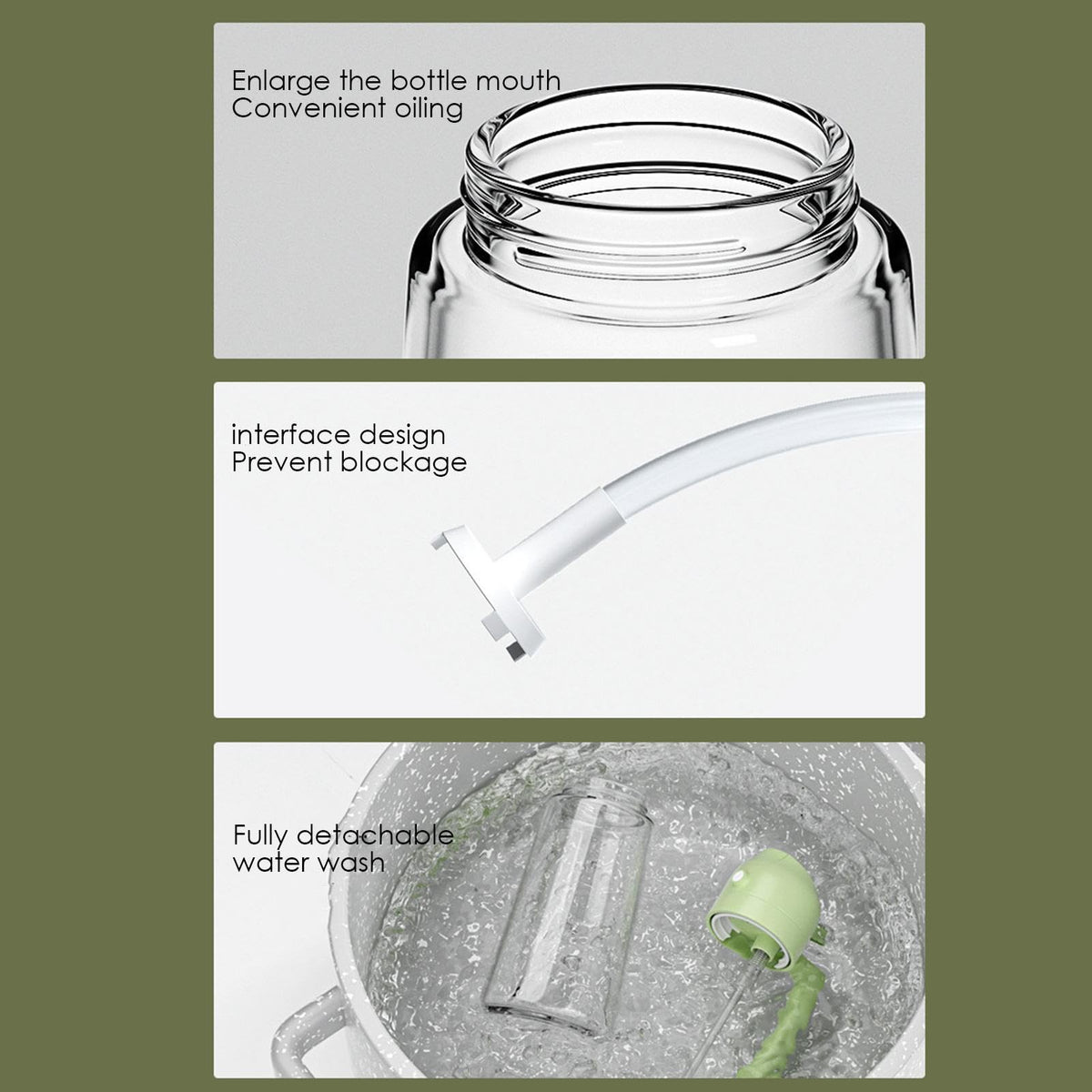 HOT SALE2 in 1 Glass Oil Sprayer & Dispenser(Buy 2 Get 10% OFF)